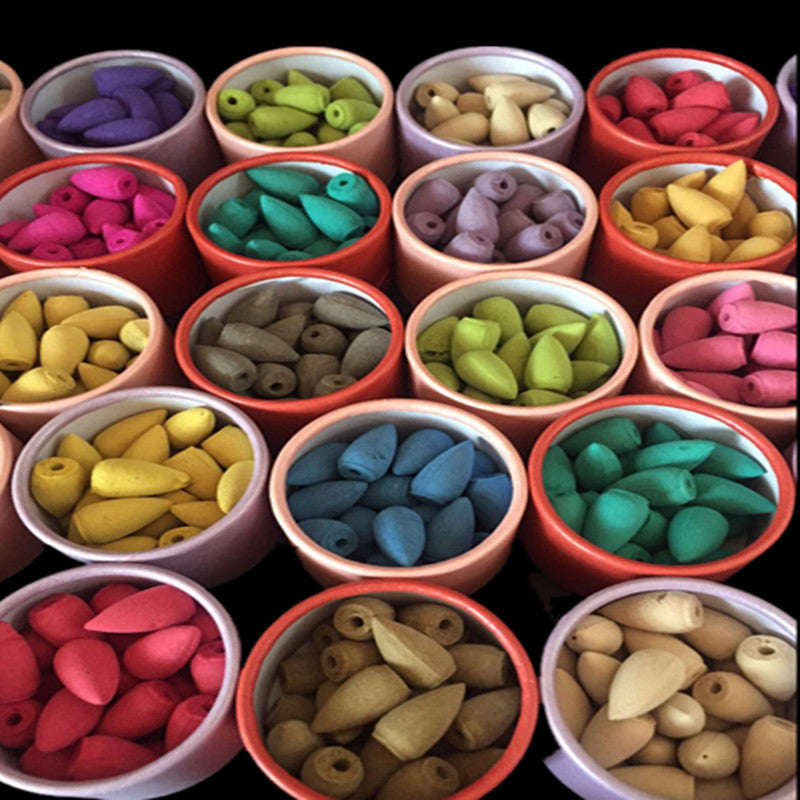 25 Pcs Backflow Incense Cones - Bullet Head for Emotion Regulation
