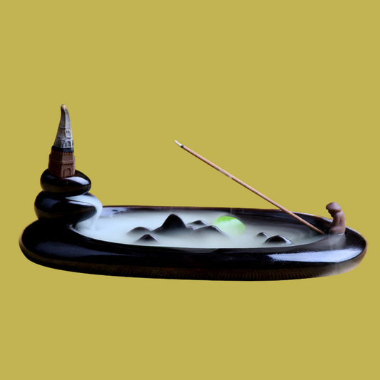 Jiang Taigong Purple Sand Backflow Incense Burner