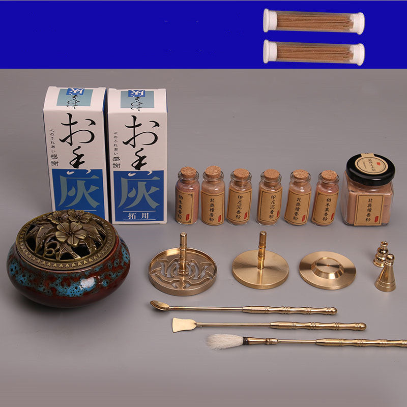 Pure Copper Incense Utensils Introductory Set