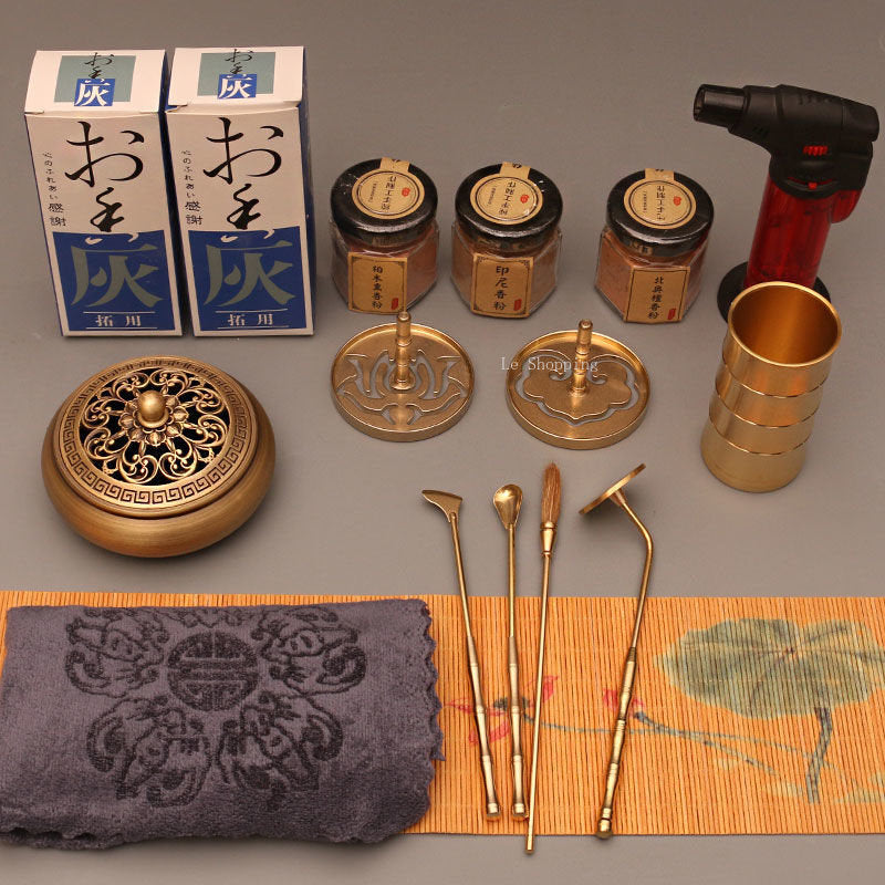 Pure Copper Incense Utensils Introductory Set