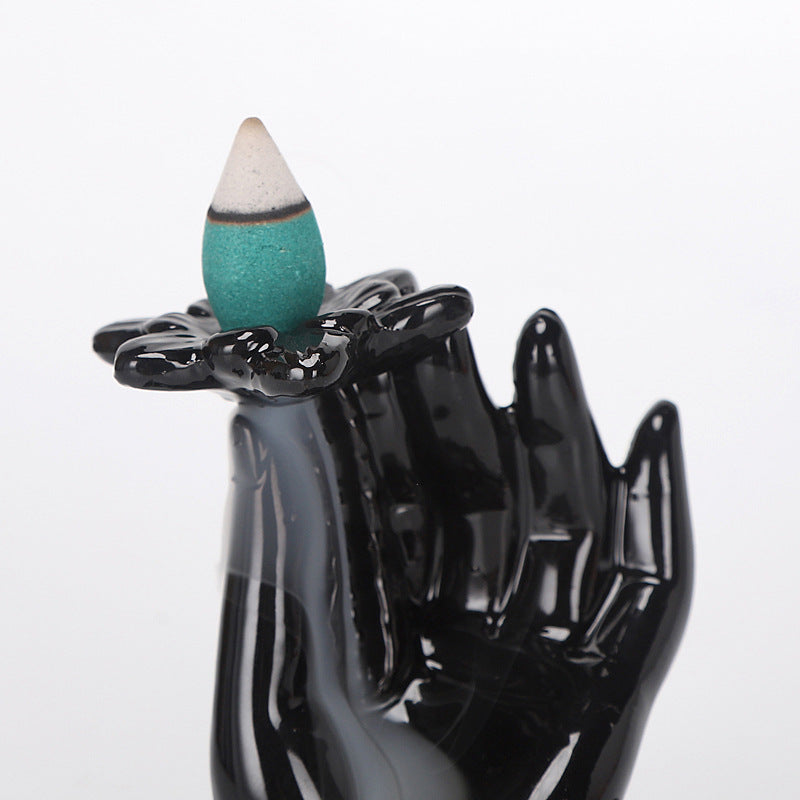 Ceramic Backflow Incense Burner - Artistic Home Decoration