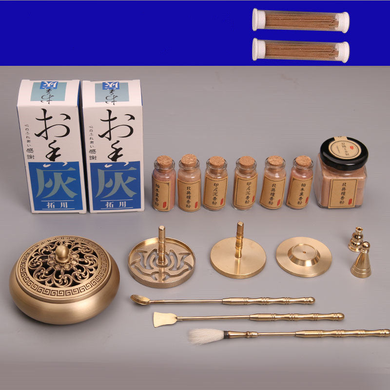 Pure Copper Incense Utensils Introductory Set