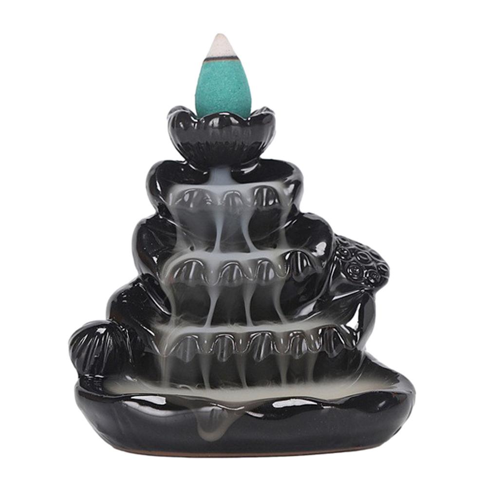 Ceramic Backflow Incense Burner - Artistic Home Decoration