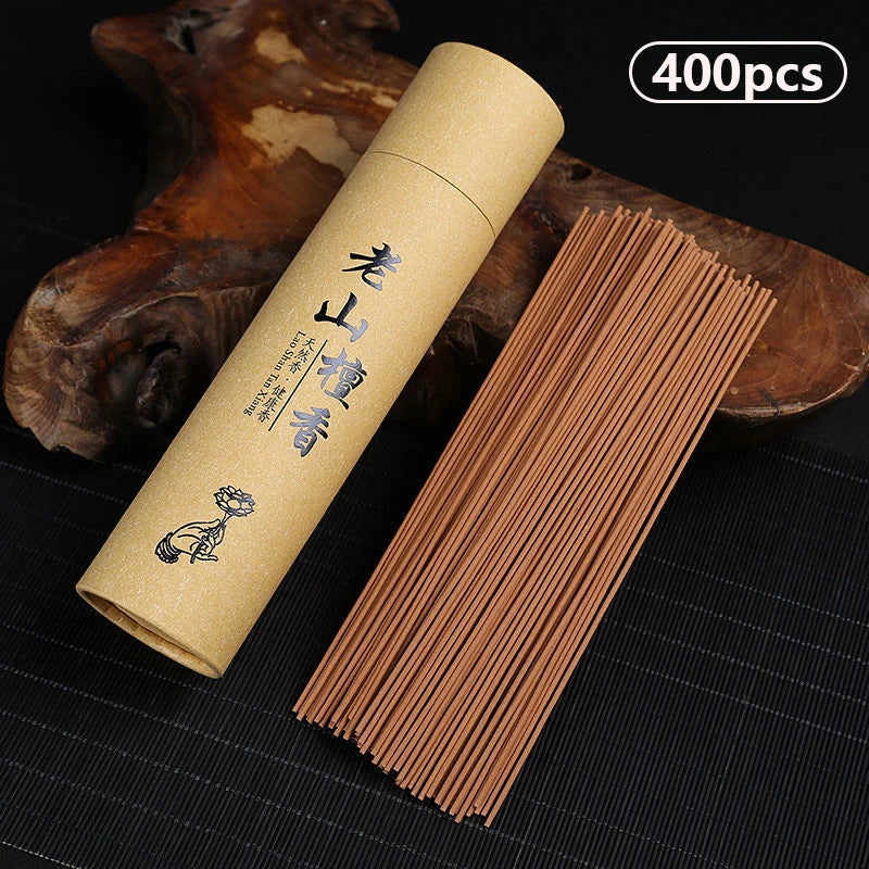 400Pcs Natural Sandalwood Incense Sticks