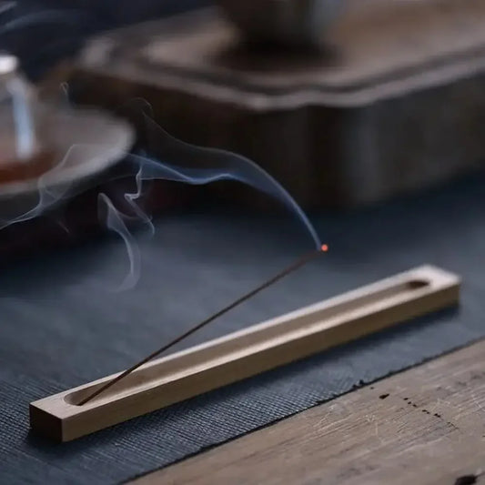 Minimalist Bamboo Incense Holder - Eco-Friendly Japanese Style